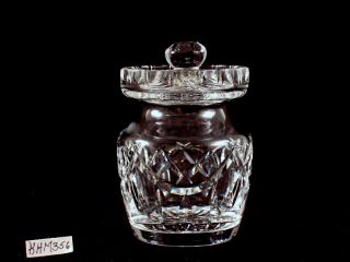 Waterford Crystal Avoca Donegal Condiment Mustard Jar