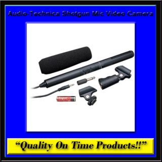 New Audio Technica Shotgun Microphone Video Camera Mic Condenser Cable 