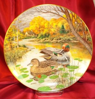 The Green Winged Teal collector plate Bart Jerner