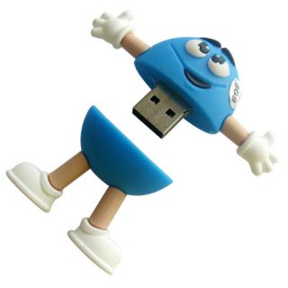New Cute M Beans Style 8GB Memory Stick USB Flash Drive Gift