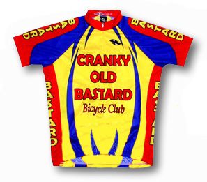 Cranky Old Bastard Cycling Jersey XXL Mens Bicycle Bike