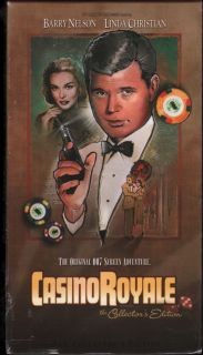   CASINO ROYALE (1954) OUT OF PRINT VHS COLLECTORS EDITION BARRY NELSON