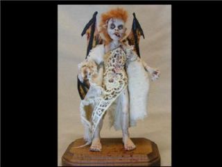 OOAK Zombie Vampire Fairy Art Doll Creepy Horror no reserve