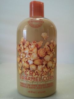 Bath Body Works Temptations Crazy Caramel Corn 3 in 1 Body Wash 16 fl 