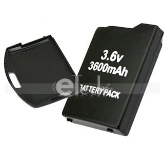 6V 3600mAh Battery Battery Cover for Sony PSP 1000 1001