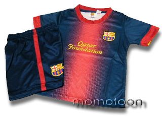 Kids Barcelona Messi Soccer Jersey Short Outfit Set Size XL Gift