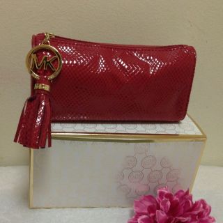 Estee Lauder Michael Kors 2012 Holiday Collection Cosmetic Bag Red NIB