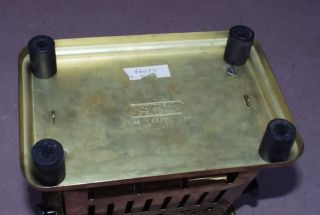 Antique Vintage Landers Frary Clark Universal Brass Electric Toaster 