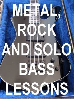 Metal Rock and Soloing Bass Guitar Lessons DVD Video