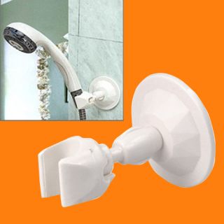 Bathroom Wall Mount Attachable Shower Head Holder Suction Adjustable 