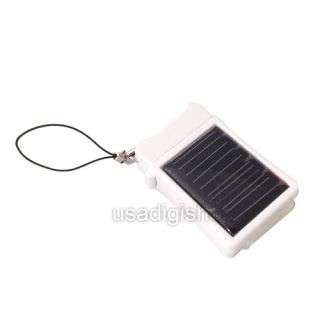 Solar Battery Charger and Solar Energy for iPhone iPad iPod White 