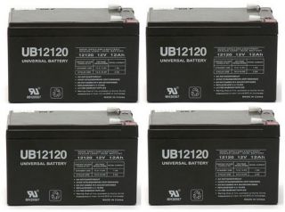 UPG 4 Pack Universal UB12120 D5775 F2 12V 12AH Battery