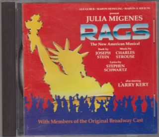 Rags A New American Musical by Original Cast CD May 1991 Sony Music 