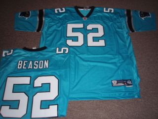   Premier Carolina Panthers Jon Beason Home Jersey Size 3XL Sewn