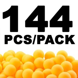   „¢ Blank Ping Pong Balls 144 pack, 40mm Beer Pong Balls   Orange