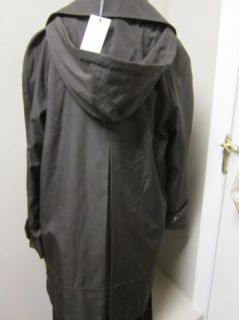 Andrew Marc New York Becky Raincoat Jacket M Brown $198