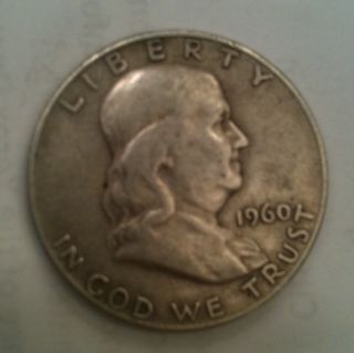 Benjamin Franklin Half Dollar 1960
