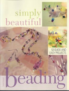    BEAUTIFUL BEADING BOOK GREAT CONDITION FOR JEWELRY MAKING BEADING