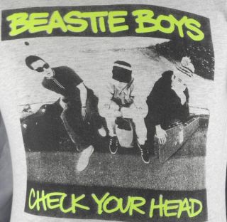 Beastie Boys Check Your Head Album 92 T Shirt Small Grey Mike D Ad 