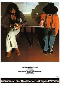 Frank Zappa Poster Captain Beefheart Large Bongo Fury Album Promo 