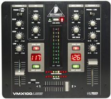 Behringer VMX100USB Professional 2 Channel DJ Mixer VMX100 USB