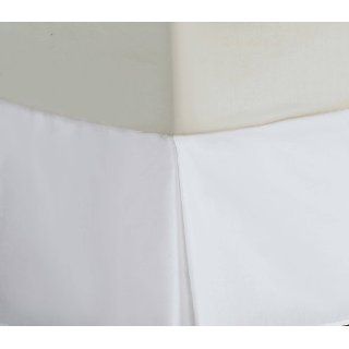   Thread Count Poly Cotton Bed Skirt Dust Ruffles White Queen New
