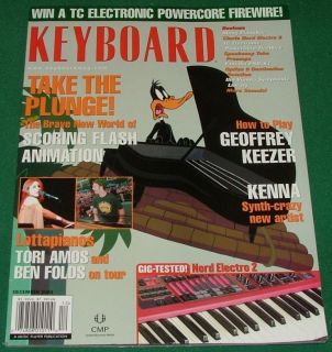 KEYBOARD Magazine 2003 TORI AMOS BEN FOLDS KENNA Nord Electro 2 Moog 