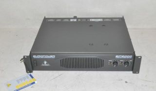 Behringer EUROPOWER 2000 Watt Power Amplifier EP2000