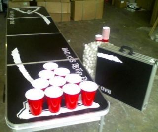 Beer Pong Table Official Size Factory Strapped
