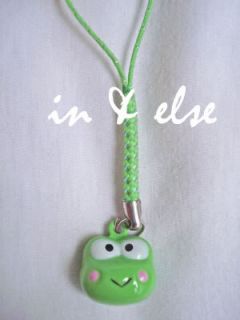 Keroppis Head Bell Cell Phone Charm Strap 0 7
