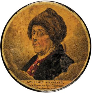 1805 Benjamin Franklin Portrait Snuff Box