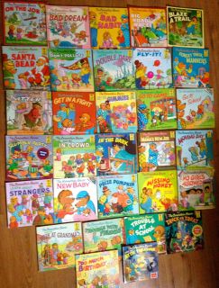 Lot of 31 Berenstain Bears Books First Time Stan Jan Softcover