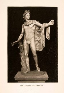   Sculpture Apollo Belvedere Art Marble Classical Antiquity