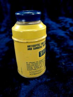 vintage bfi antiseptic powder tin small one fourth oz1