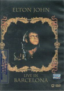 DVD Elton John Live in Barcelona EXTRAS SEALED New