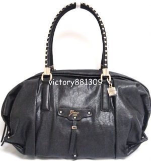 Women Belton Satchel Handbag Tote Shoulder Bag Black GU3112
