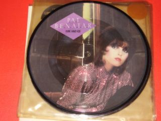 PAT BENATAR FIRE AND ICE HARD TO BELIEVE 1981 7 PICTURE DISC