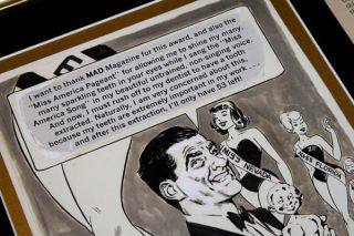 MAD MAGAZINE Miss America MORT DRUCKER Comic Strip ART, COA UACC 