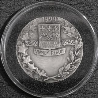 1929 Lt Governor Quebec Carroll Silver Bronze Medal