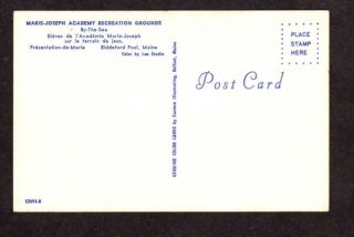 Me Marie Joseph Academy Biddeford Pool Maine Postcard Presentation of 