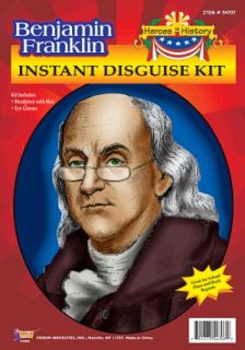 Benjamin Franklin Disguise Kit Costume Kit School Play