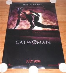 Catwoman Poster Teaser One Sheet Halle Berry Sharon Stone