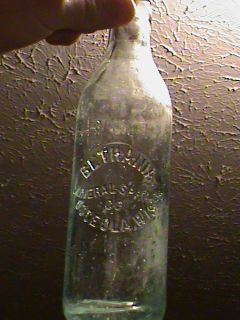 Bethania Mineral Springs Co Osceola Wis Antique Bottle
