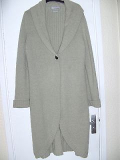 annette gortz style 100 % wool cardigan coat time left