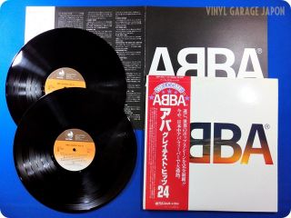   WAX Abbas Greatest Hits 24 Japan Press Benny Andersson OBI 2LP G141