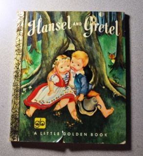 Vintage Hansel And Gretel 1954 Little Golden Book illustrated by 
