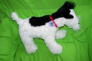 Dear Mrs LaRue Book stuffed animal Wire Fox Terrier plush puppy Dog 