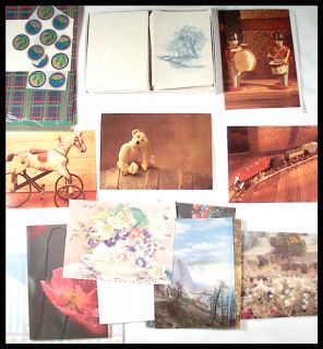 Vintage Unused Over 114 Greeting Cards Mix Holdiay Get Well Christmas 