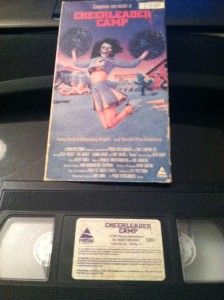 Cheerleader Camp VHS Slip Prism Betsy Russell Leif Garrett Lucinda 