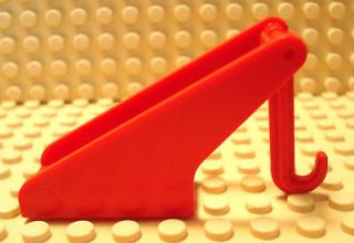 Lego Legos   One NEW Fabuland Tow Hook Arm 2x4 Base RED